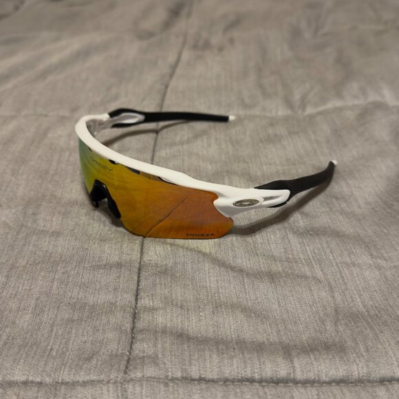 Oakley Other - Oakley Radar EV Path Sunglasses Red Lens / White and Black Frame